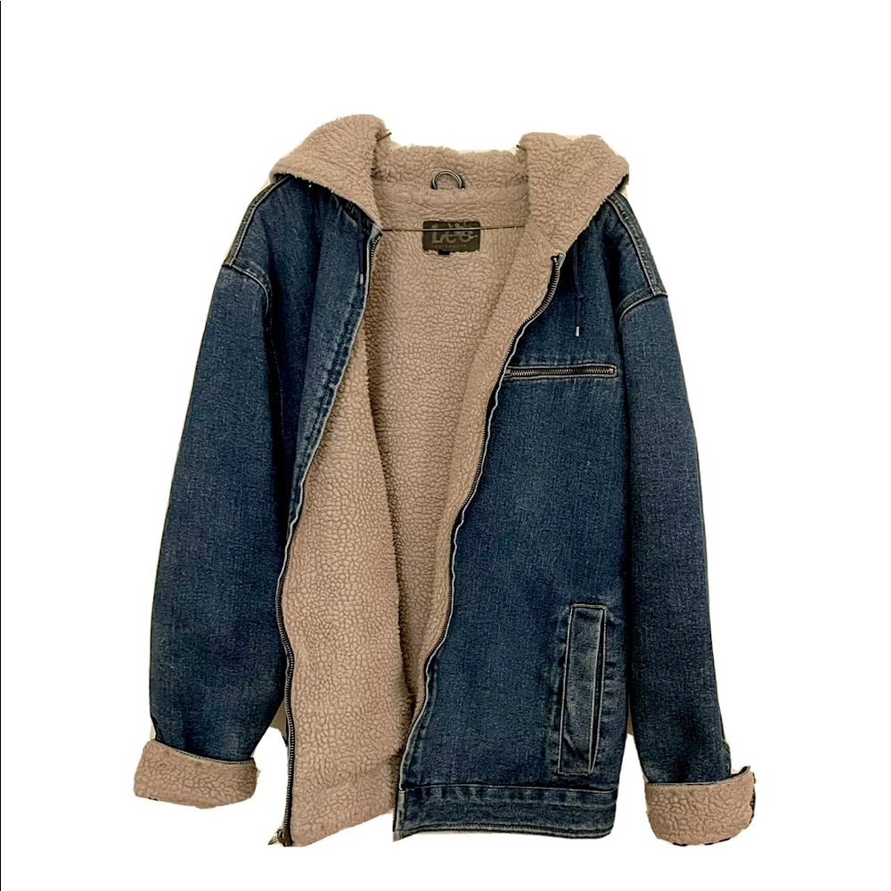 Vintage Sherpa lined Lee coat